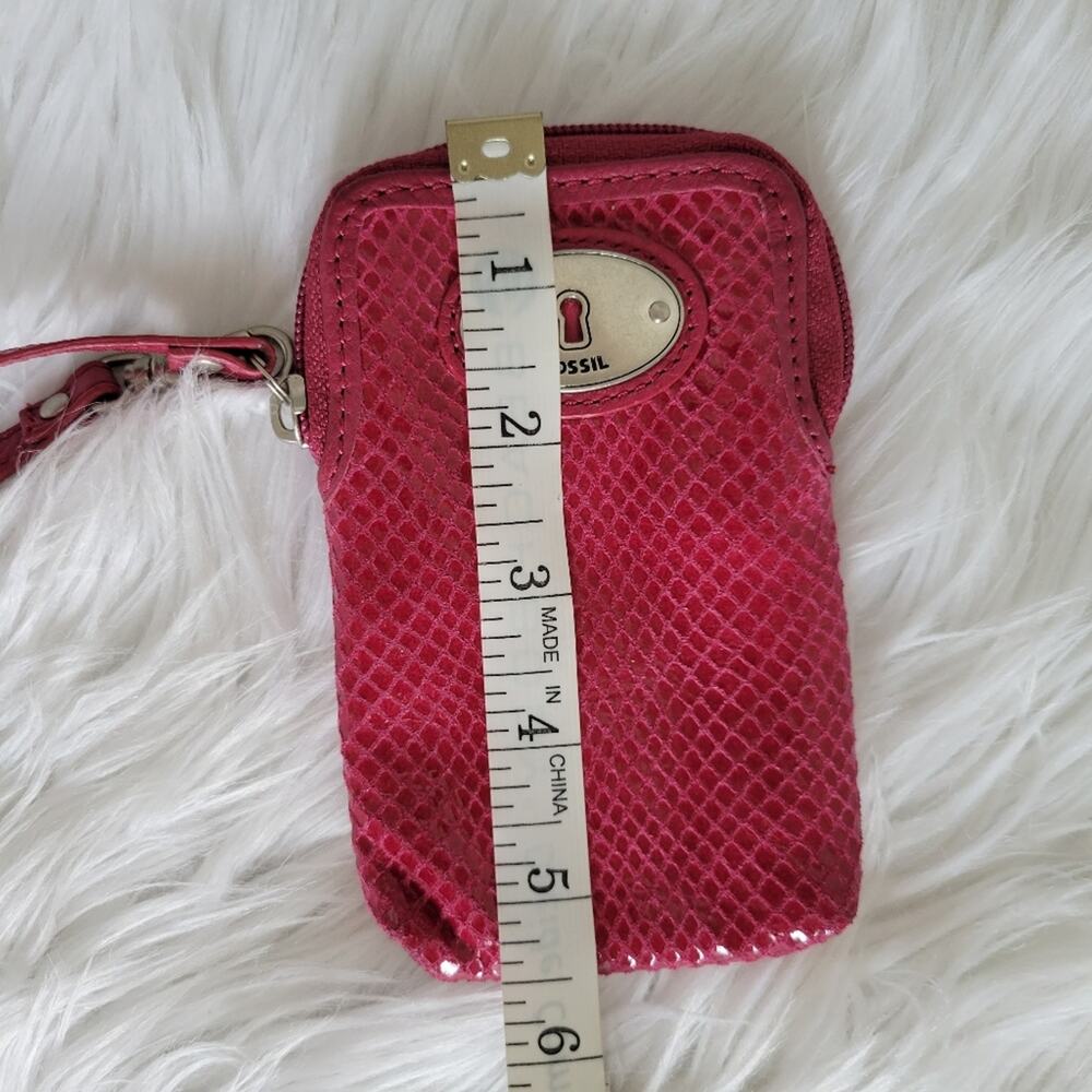 Fossil Fuchsia Wristlet Wallet - image 7